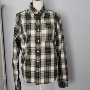 Abercrombie long sleeve cotton shirt